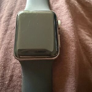 Apple Watch with Black Band